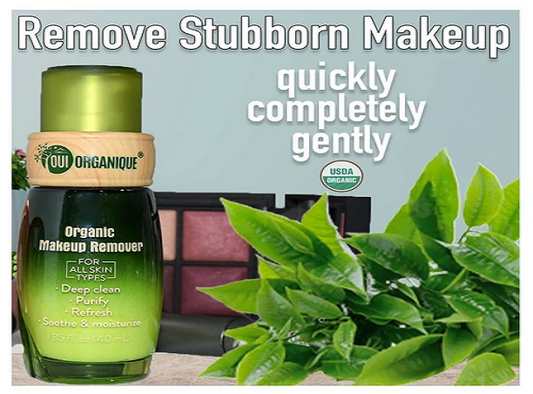 Why Natural, Non-toxic OUI ORGANIQUE MAKEUP REMOVER IS GREAT-Remove Impurities, Nourish and Heal the Skin at the Same Time.